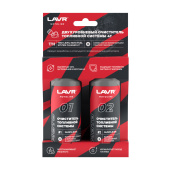 Двухуровневый очиститель топливной системы 4T, 120/120 мл LAVR Ln7718