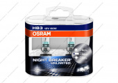 Osram - HB3-12v 55w - P14.5s  Night Breaker unlimited +110% DuoBox (9005NBU_DuoBox)