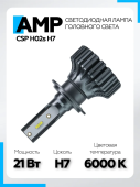 Светодиод головного света AMP CSP H02s HB3