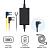 Кабель питания iBOX 24H Parking monitoring cord mini USB PMC64