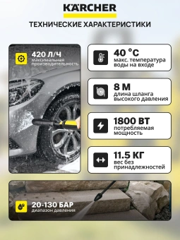 Аппарат высокого давления K 4 Power Control 1.324-030.0