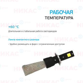 Лампа LED Omegalight Aero HB3 3000lm