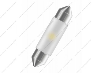 Светодиод OSRAM 12V 1W 36мм (SV8.5-8) 4000K (6498WW-01B)